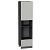 Шкаф пенал с 1-ой дверцей и ящиком под технику Фьюжн Silky Light Grey Graphite 2336*600*576