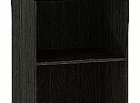 Шкаф пенал с 1-ой дверцей и ящиком под технику Ницца Blanco/Graphite 2336*600*574