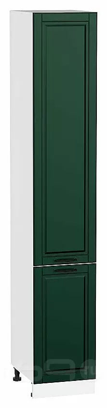 Шкаф пенал с 2-мя дверцами Дублин Special Green/Белый 2336*400*574