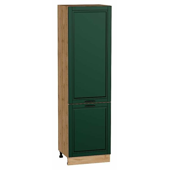 Шкаф пенал с 2-мя дверцами Дублин Special Green/Дуб Вотан 2132*600*574