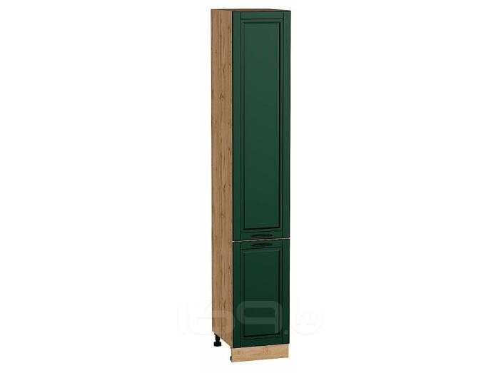Шкаф пенал с 2-мя дверцами Дублин Special Green/Дуб Вотан 2336*400*574