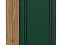 Шкаф пенал с 2-мя дверцами Дублин Special Green/Дуб Вотан 2336*400*574