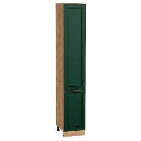 Шкаф пенал с 2-мя дверцами Дублин Special Green/Дуб Вотан 2336*400*574