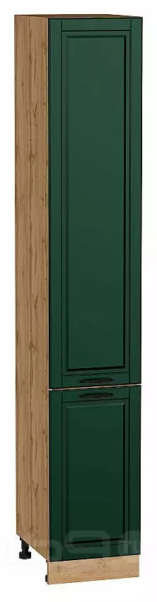 Шкаф пенал с 2-мя дверцами Дублин Special Green/Дуб Вотан 2336*400*574