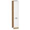 Шкаф пенал с 2-мя дверцами Дублин Special White/Дуб Вотан 2132*400*574