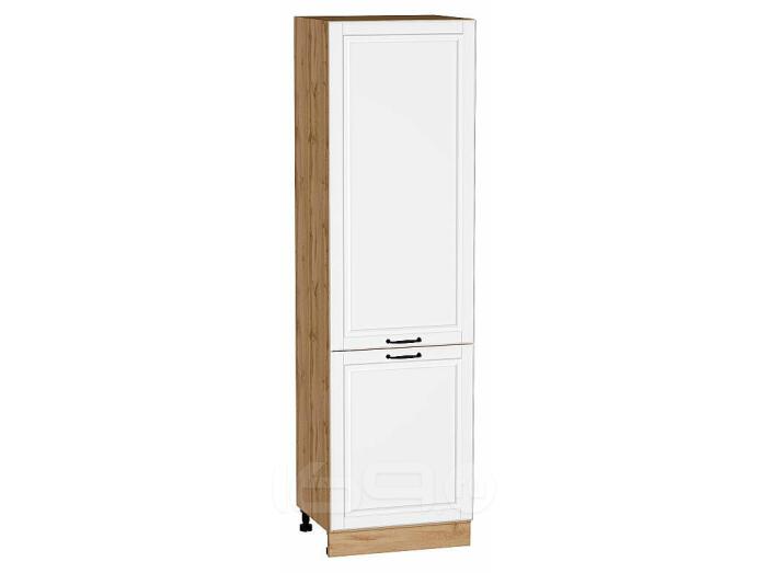 Шкаф пенал с 2-мя дверцами Дублин Special White/Дуб Вотан 2132*600*574