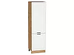 Шкаф пенал с 2-мя дверцами Дублин Special White/Дуб Вотан 2132*600*574