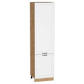 Шкаф пенал с 2-мя дверцами Дублин Special White/Дуб Вотан 2336*600*574