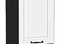 Шкаф пенал с 2-мя дверцами Дублин Special White/Graphite 2132*400*574
