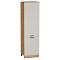 Шкаф пенал с 2-мя дверцами Фрейм Cream Silk Дуб Вотан 2132*600*580