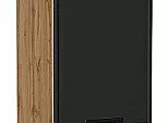 Шкаф пенал с 2-мя дверцами Фрейм Stormy Silk Дуб Вотан 2132*400*580