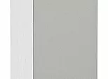 Шкаф пенал с 2-мя дверцами Фьюжн Silky Light Grey Белый 2336*400*576