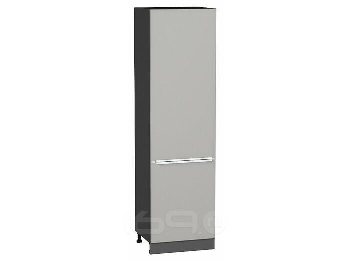 Шкаф пенал с 2-мя дверцами Фьюжн Silky Light Grey  Graphite 2132*600*576