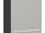 Шкаф пенал с 2-мя дверцами Фьюжн Silky Light Grey Graphite 2132*600*576