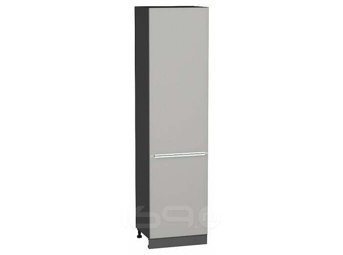 Шкаф пенал с 2-мя дверцами Фьюжн Silky Light Grey  Graphite 2336*600*576