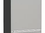 Шкаф пенал с 2-мя дверцами Фьюжн Silky Light Grey Graphite 2336*600*576