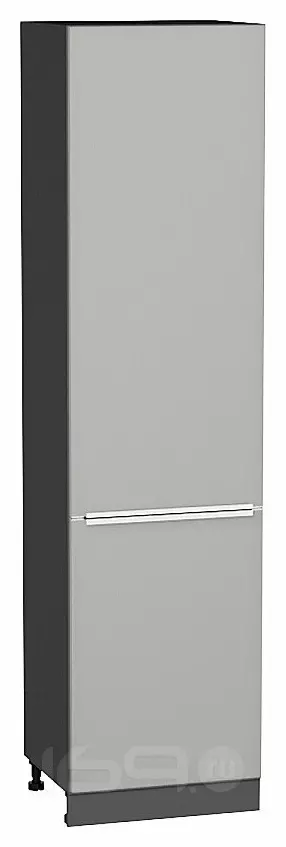Шкаф пенал с 2-мя дверцами Фьюжн Silky Light Grey Graphite 2336*600*576
