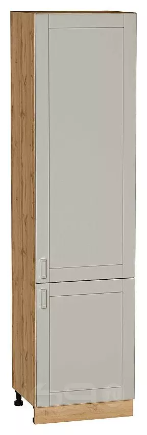 Шкаф пенал с 2-мя дверцами Лофт Grey Silk/Дуб Вотан 2336*600*576