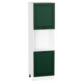Шкаф пенал с 2-мя дверцами под технику Дублин Special Green/Белый 2132*600*574