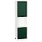 Шкаф пенал с 2-мя дверцами под технику Дублин Special Green/Белый 2336*600*574
