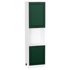 Шкаф пенал с 2-мя дверцами под технику Дублин Special Green/Белый 2336*600*574