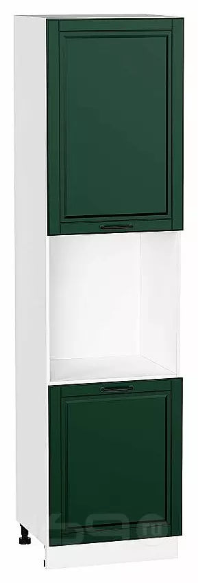 Шкаф пенал с 2-мя дверцами под технику Дублин Special Green/Белый 2336*600*574