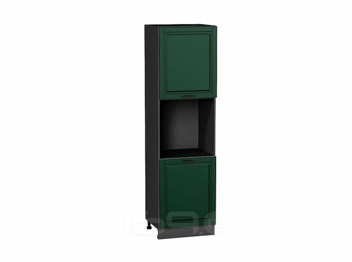 Шкаф пенал с 2-мя дверцами под технику Дублин Special Green/Graphite 2132*600*574