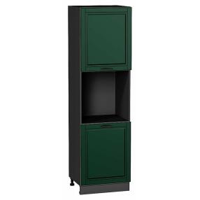 Шкаф пенал с 2-мя дверцами под технику Дублин Special Green/Graphite 2132*600*574