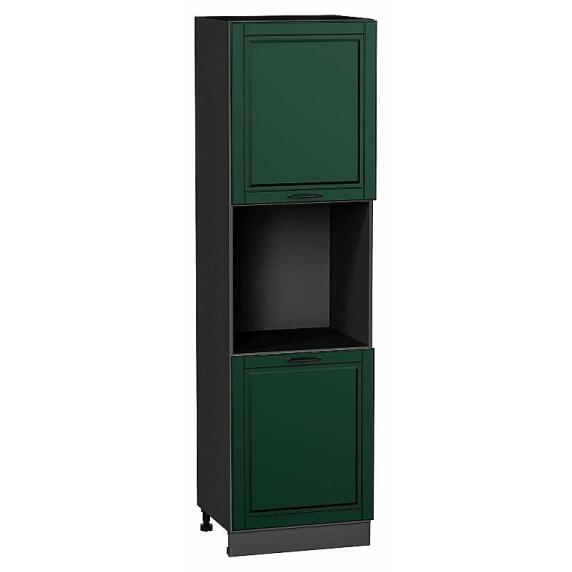 Шкаф пенал с 2-мя дверцами под технику Дублин Special Green/Graphite 2132*600*574