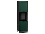 Шкаф пенал с 2-мя дверцами под технику Дублин Special Green/Graphite 2132*600*574