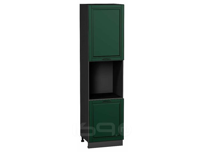 Шкаф пенал с 2-мя дверцами под технику Дублин Special Green/Graphite 2336*600*574