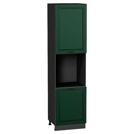 Шкаф пенал с 2-мя дверцами под технику Дублин Special Green/Graphite 2336*600*574