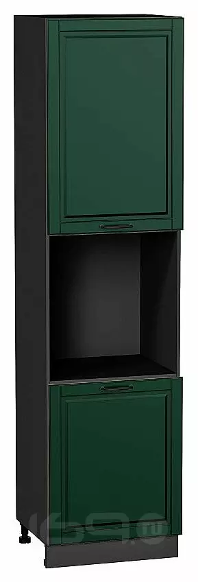 Шкаф пенал с 2-мя дверцами под технику Дублин Special Green/Graphite 2336*600*574