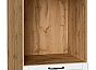 Шкаф пенал с 2-мя дверцами под технику Дублин Special White/Дуб Вотан 2132*600*574