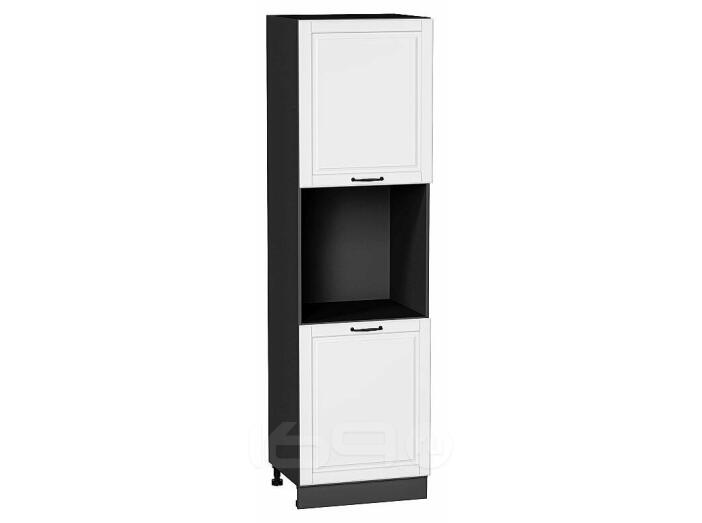 Шкаф пенал с 2-мя дверцами под технику Дублин Special White/Graphite 2132*600*574