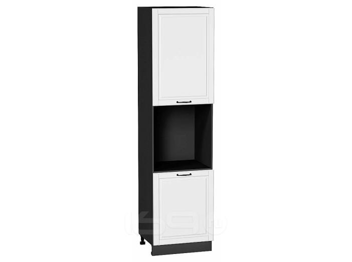Шкаф пенал с 2-мя дверцами под технику Дублин Special White/Graphite 2336*600*574