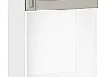 Шкаф пенал с 2-мя дверцами под технику Лофт Grey Silk/Белый 2336*600*576