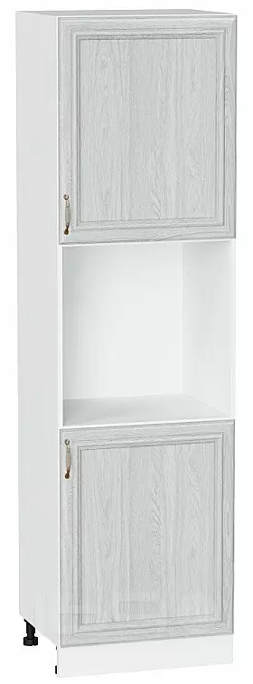 Шкаф пенал с 2-мя дверцами под технику Шале White Dreamline Белый 2132*600*576