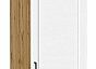 Шкаф пенал с 2-мя дверцами Сканди White Silkwood/Дуб Вотан 2336*400*576
