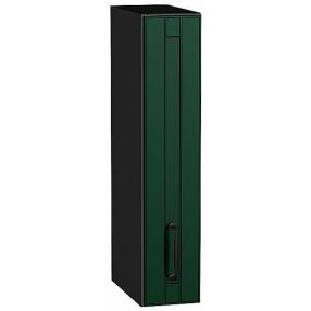 Шкаф верхний бутылочница Дублин Special Green/Graphite 716*150*318