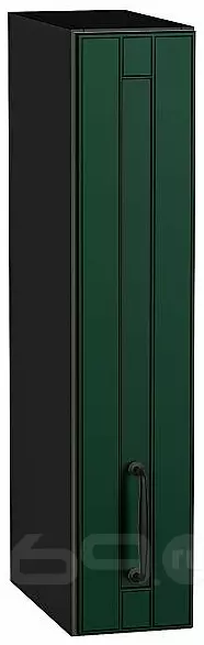 Шкаф верхний бутылочница Дублин Special Green/Graphite 716*150*318