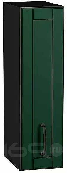 Шкаф верхний бутылочница Дублин Special Green/Graphite 716*200*318