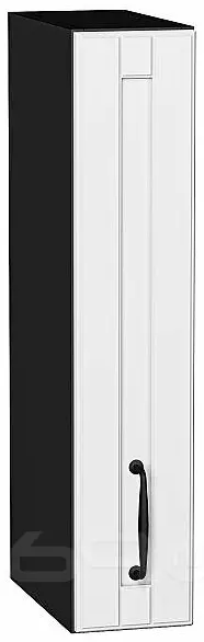 Шкаф верхний бутылочница Дублин Special White/Graphite 716*150*318