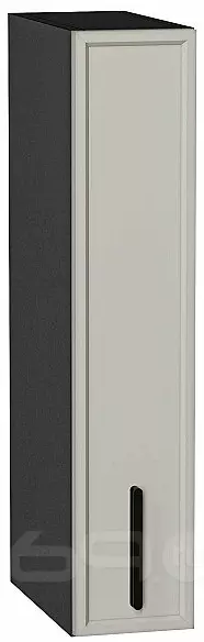 Шкаф верхний бутылочница Фрейм Grey Silk Graphite 716*150*324