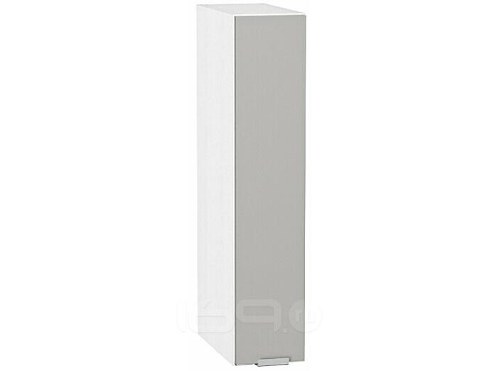 Шкаф верхний бутылочница Фьюжн Silky Light Grey  Белый 716*150*320