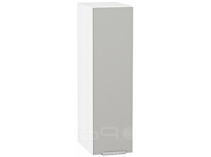 Шкаф верхний бутылочница Фьюжн Silky Light Grey  Белый 716*200*320