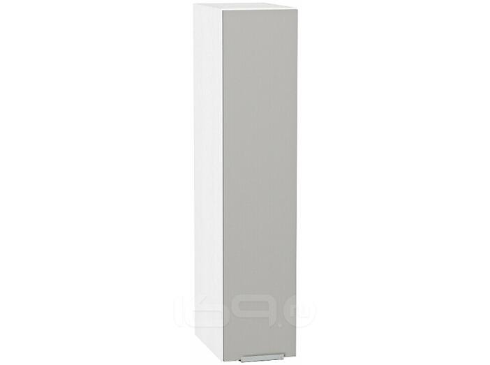 Шкаф верхний бутылочница Фьюжн Silky Light Grey  Белый 920*200*320