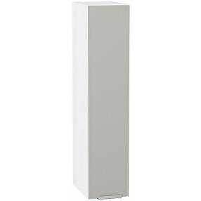 Шкаф верхний бутылочница Фьюжн Silky Light Grey  Белый 920*200*320