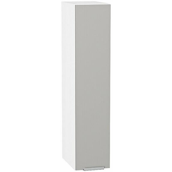 Шкаф верхний бутылочница Фьюжн Silky Light Grey  Белый 920*200*320