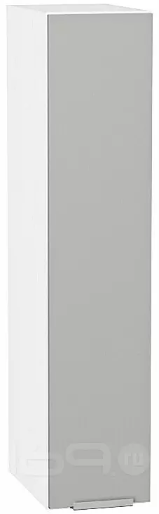 Шкаф верхний бутылочница Фьюжн Silky Light Grey Белый 920*200*320